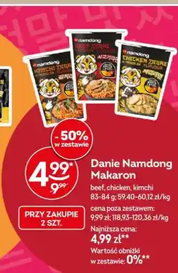 Żabka Danie Namdong Makaron kimchi oferta
