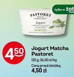 Żabka Jogurt Matcha Pastoret oferta
