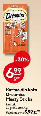 Żabka Karma dla kota Dreamies Meaty Sticks kurczak oferta