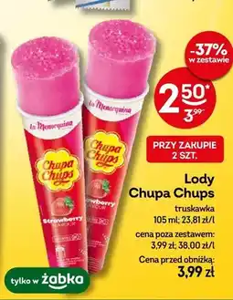 Żabka Lody Chupa Chups truskawka oferta