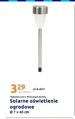 Action Solarne oświetlenie ogrodowe Ø 7x40cm oferta