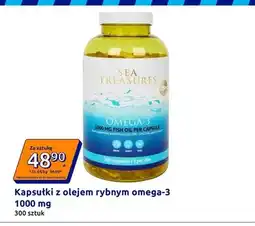 Action Kapsułki z olejem rybnym omega-3 Sea Treasures 1000 mg oferta
