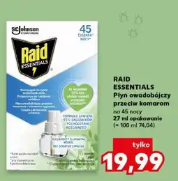 Kaufland RAID ESSENTIALS Płyn owadobójczy przeciw komarom oferta