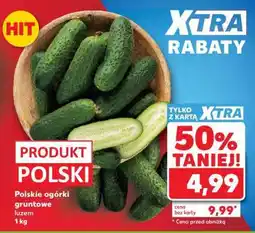 Kaufland Polskie ogórki gruntowe, luzem 1 kg oferta