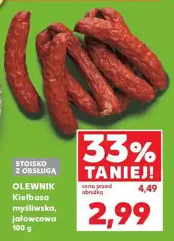 Kaufland OLEWNIK Kiełbasa myśliwska, jałowcowa 100 g oferta