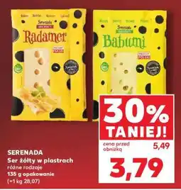 Kaufland SERENADA Ser żółty w plastrach oferta