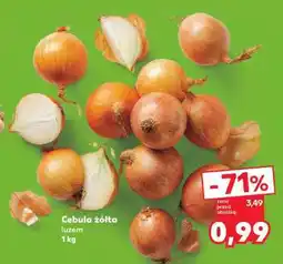 Kaufland Cebula żółta luzem 1 kg oferta