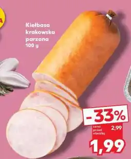 Kaufland Kiełbasa krakowska parzona 100 g oferta