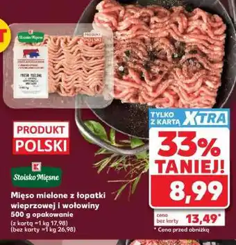 Kaufland Mięso mielone z łopatki wieprzowej i wołowiny oferta