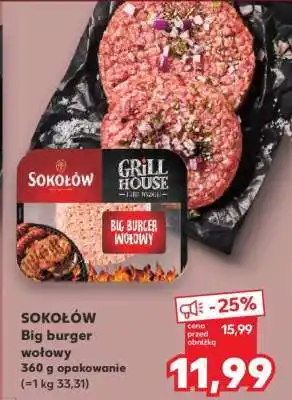 Kaufland SOKOŁÓW Big burger wołowy oferta