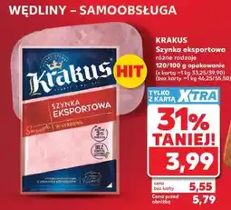 Kaufland KRAKUS Szynka eksportowa oferta