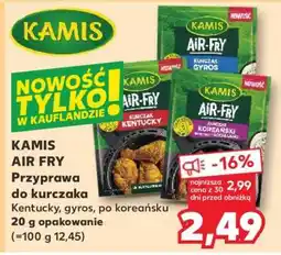 Kaufland KAMIS AIR FRY Przyprawa do kurczaka Kentucky, gyros, po koreańsku oferta