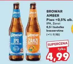 Kaufland BROWAR AMBER Piwo 0,5% alk oferta