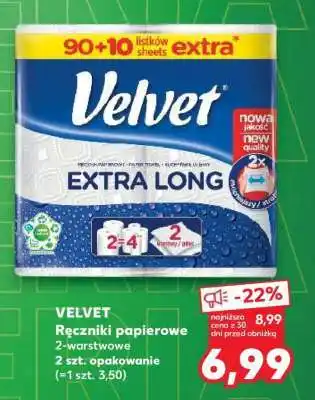 Kaufland VELVET Ręczniki papierowe oferta