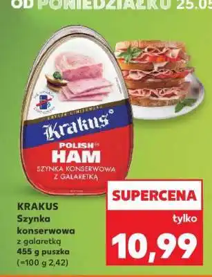 Kaufland KRAKUS Szynka konserwowa z galaretką oferta