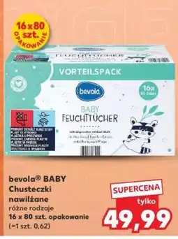 Kaufland bevola BABY Chusteczki nawilżane oferta