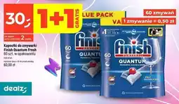 Dealz Kapsułki do zmywarki Finish Quantum Fresh 60 szt. w opakowaniu oferta