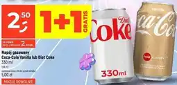 Dealz Napój gazowany Coca-Cola Vanilla lub Diet Coke oferta
