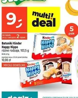 Dealz Batoniki Kinder Happy Hippo oferta