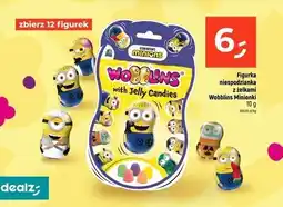 Dealz Figurka niespodzianka z żelkami Wobblins Minionki oferta