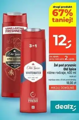 Dealz Żel pod prysznic Old Spice różne rodzaje oferta