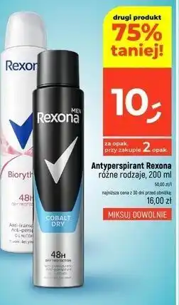 Dealz Antyperspirant Rexona różne rodzaje oferta
