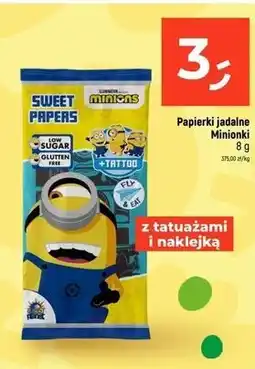 Dealz Papierki jadalne Minionki oferta