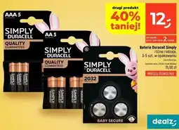 Dealz Baterie Duracell Simply oferta