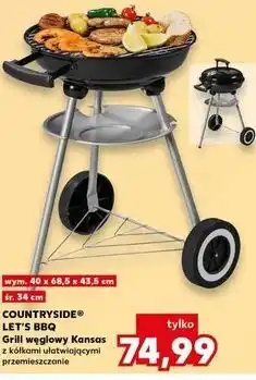 Kaufland Grill węglowy Kansas COUNTRYSIDE LET'S BBQ oferta