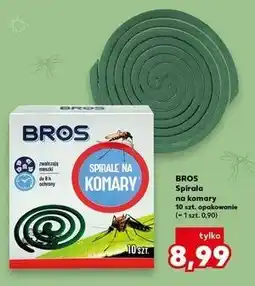 Kaufland BROS Spirala na komary 10 szt. opakowanie (= 1 szt. 0,90) oferta