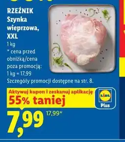 Lidl Szynka wieprzowa, XXL oferta