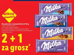 Lidl Wszystkie małe czekolady MILKA oferta