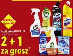 Lidl Wszystkie produkty DOMESTOS i CIF oferta