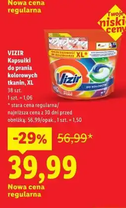 Lidl VIZIR Kapsułki do prania kolorowych tkanin, XL oferta