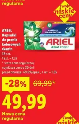 Lidl ARIEL Kapsułki do prania kolorowych tkanin oferta