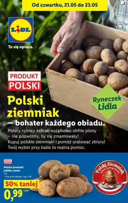 Lidl Polskie ziemniaki jadalne, luzem oferta