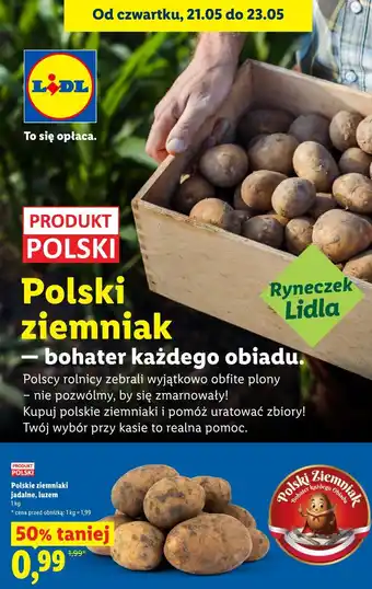 Lidl Polskie ziemniaki jadalne, luzem oferta