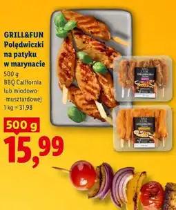 Lidl GRILL&FUN Polędwiczki na patyku w marynacie oferta