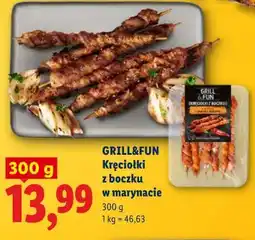Lidl GRILL&FUN Kręciołki z boczku w marynacie oferta