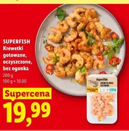 Lidl SUPERFISH Krewetki gotowane, oczyszczone, bez ogonka oferta