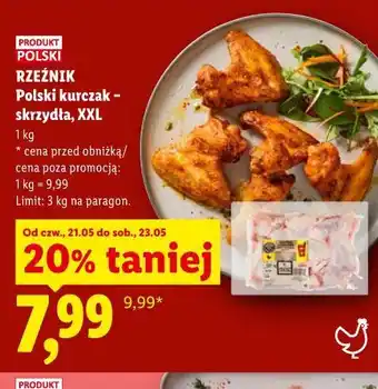 Lidl Polski kurczak - skrzydła, XXL oferta