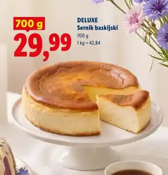 Lidl DELUXE Sernik baskijski oferta