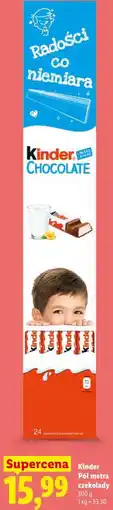 Lidl Kinder Pół metra czekolady oferta