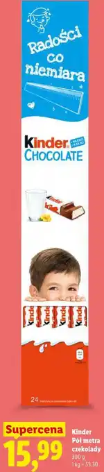 Lidl Kinder Pół metra czekolady oferta