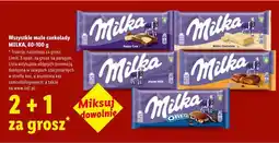 Lidl Wszystkie małe czekolady MILKA oferta