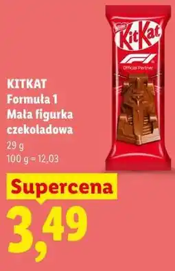 Lidl KITKAT Formuła 1 Mała figurka czekoladowa oferta