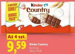 Lidl Kinder Country oferta