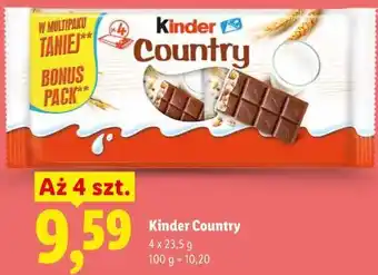 Lidl Kinder Country oferta
