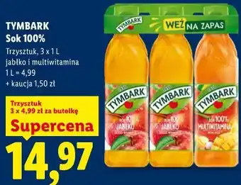 Lidl TYMBARK Sok 100% oferta