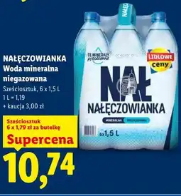 Lidl NAŁĘCZOWIANKA Woda mineralna niegazowana oferta